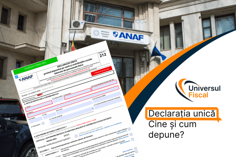 Declarația unică - cine și cum depune?