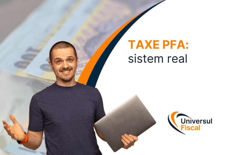 Taxe PFA sistem real