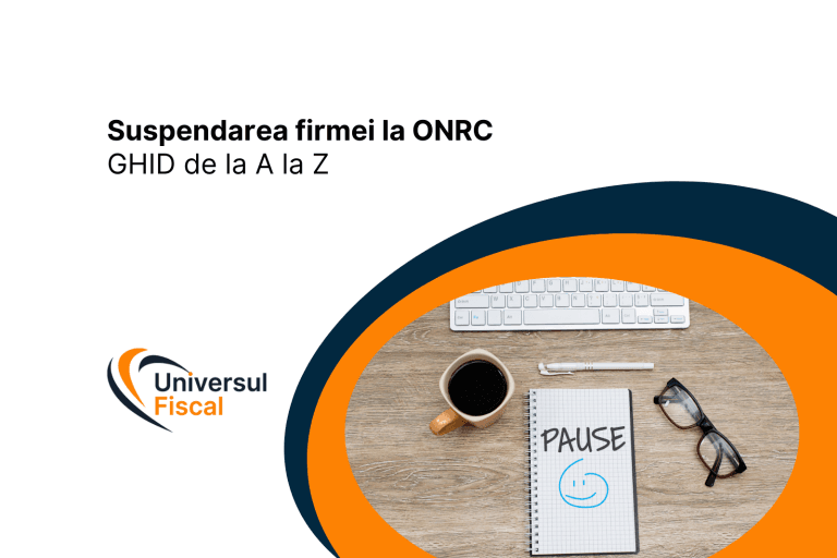 Suspendarea firmei la ONRC - GHID de la A la Z