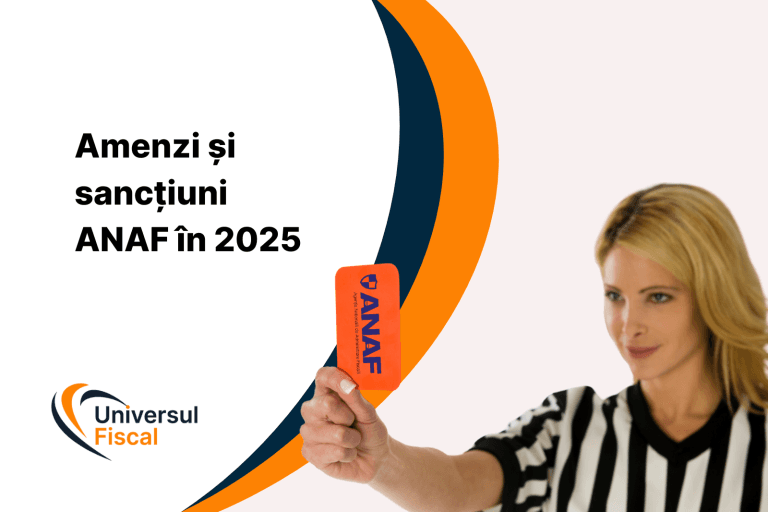 Amenzi și sancțiuni ANAF în 2025